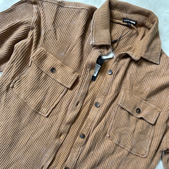 Fashion Nova Button up with Pant set - Picture 4 of 8